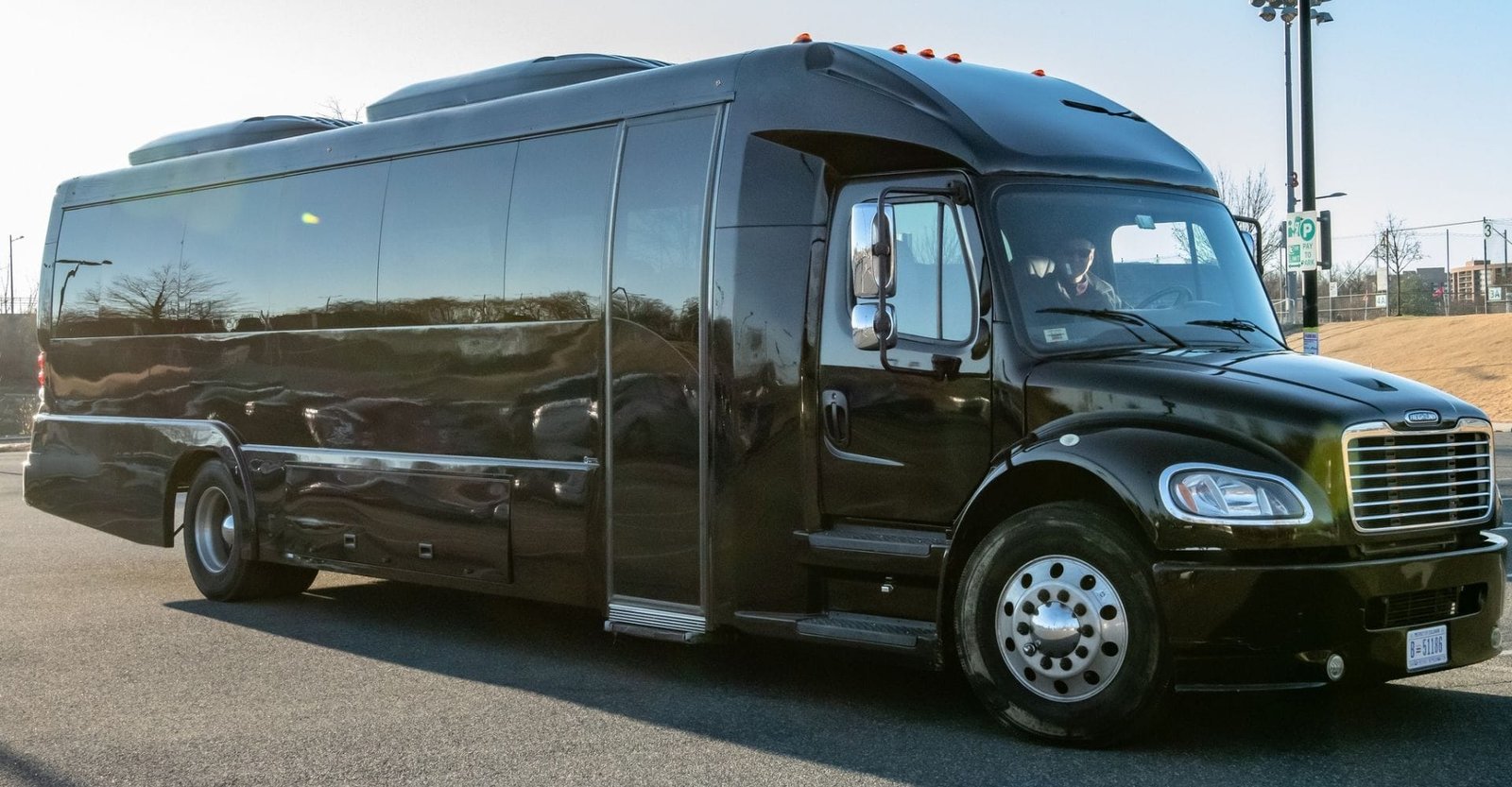 luxury mini coach bus