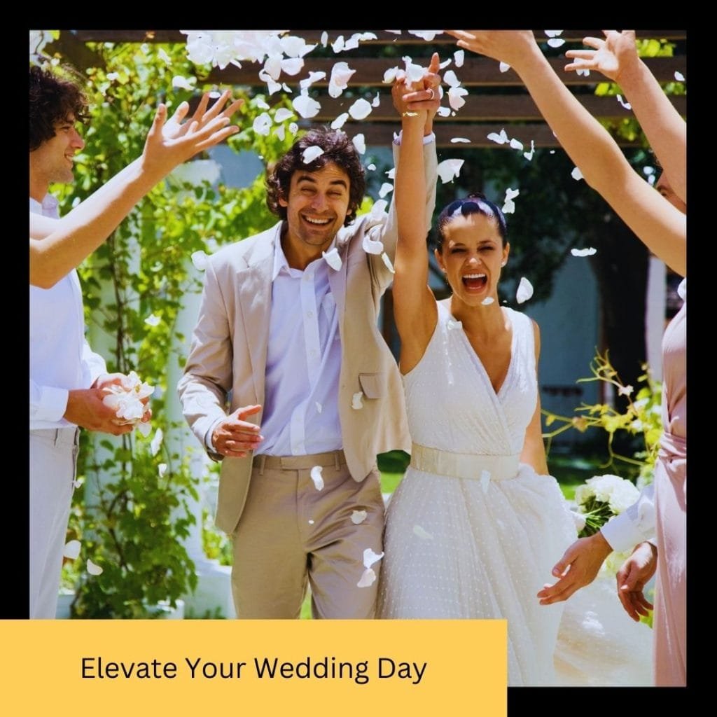 couple walking down the aisle